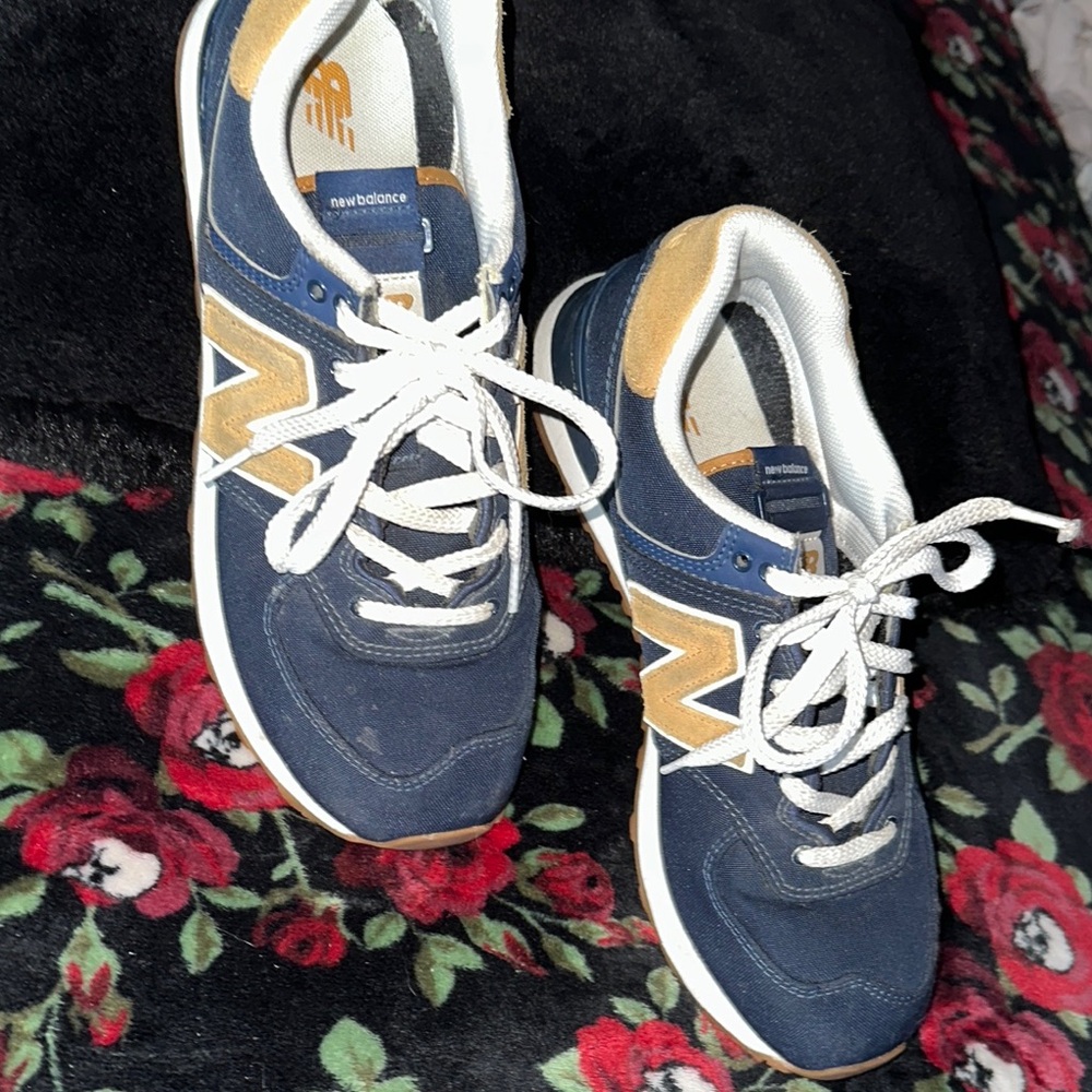 New Balance Navy and Yellow